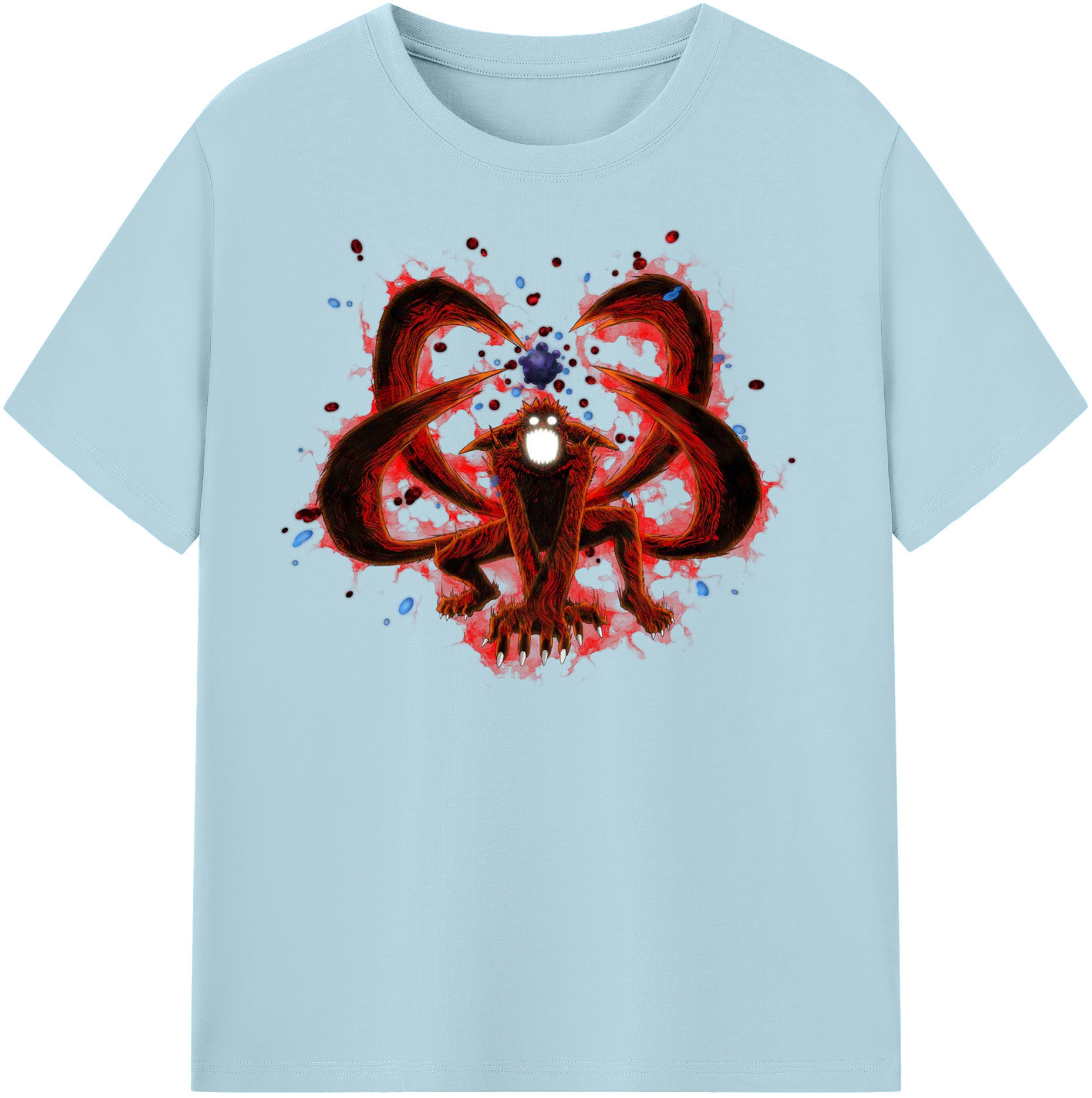 （画像用） NARUTO -ナルト- うずまき ナルト Uzumaki Naruto 綿100％半袖Tシャツ（フロントプリント）